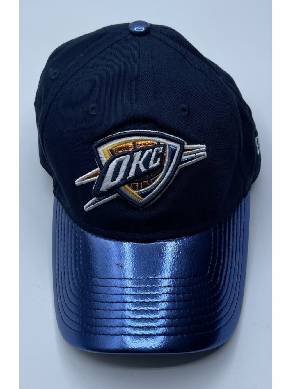 OKC Thunder Strap Back Hat Embroidered 9 Twenty New Era Blue